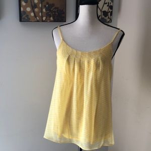 NEW YORK & COMPANY SUNNY YELLOW CAMI SIZE M